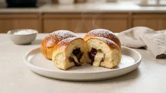 Kynuté buchty s bílou a hořkou čokoládou – vláčné a krásně nadýchané