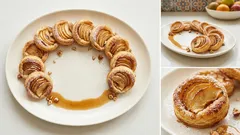 Mini jablečné jednohubky z listového těsta: štrúdlová chuť hotová za 10 minut