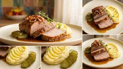 Domácí sekaná, která nepraská: šťavnatá díky opečené cibuli a hořčici