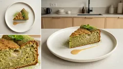 Banánový matcha dort z ovesných vloček: vláčný a hotový za půl hodiny