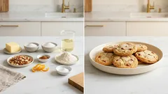 Křehké máslové sušenky s mandlemi a skořicí – jednoduchý recept ke kávě