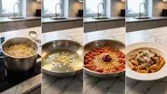 Smetanové těstoviny na bílém víně s parmazánem: hotové za chvíli, chuťově výrazné