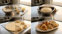 Domácí kynuté makové rohlíky: nadýchané a voňavé jako z pekárny