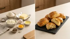 Slané tvarohové tyčinky za půl hodiny – křehké pečivo s kmínem ke vínu i pivu