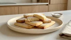 Domácí mléčné sušenky: křehké a jemné, hotové bez složitého postupu