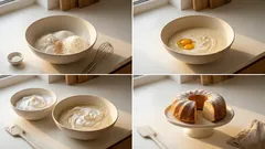 Vláčná kokosová bábovka, která drží tvar – nadýchaná díky sněhu z bílků