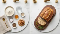 Domácí škvarkový chléb s kmínem – křupavá kůrka, vláčná střídka